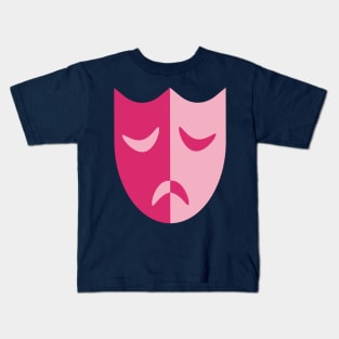 Theatrical mask cry red. Kids T-Shirt